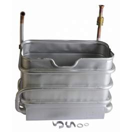 Heat exchanger for Opalia C11 G cyclo bath heater. - Saunier Duval - Référence fabricant : S1220300
