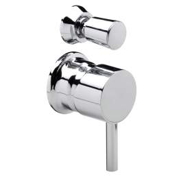 Chrome shower enclosure mixer with 2 functions - DEMM Rubinetteria - Référence fabricant : FR3352