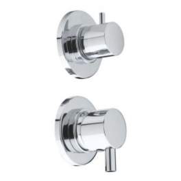 Chrome shower enclosure mixer with 3 functions - DEMM Rubinetteria - Référence fabricant : FR6762