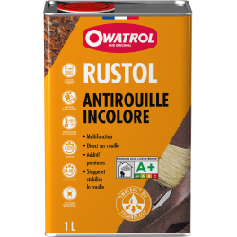 Antirouille incolore Rustol, bidon de 1L - Owatrol - Référence fabricant : 56100110