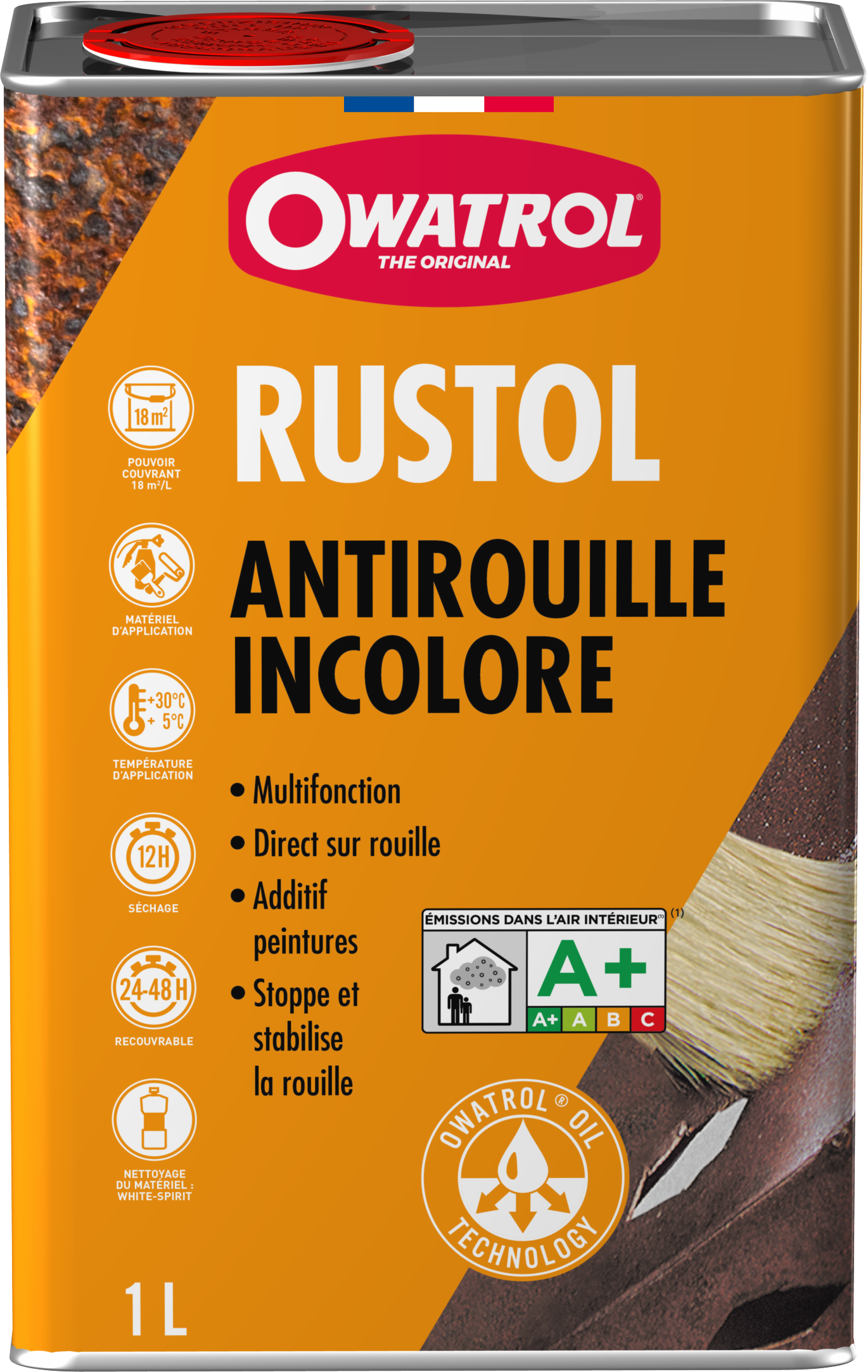 Rustol colourless rust inhibitor, 1L can