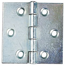Furniture hinges, square, 40 x 40 mm, St, 4 pieces - Vynex - Référence fabricant : 437517 - 310178100131