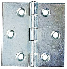 Furniture hinges, square, 40 x 40 mm, St, 4 pieces