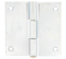 Charnière meuble, carrée, 40 x 40 mm, zingué blanc - Industrielle de Sedan - Référence fabricant : DESCH430538
