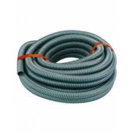 Grey PVC reinforced hose, diameter 32mm - 20M coil. - Valentin - Référence fabricant : 81070006000