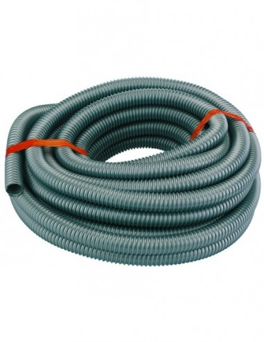 Grey PVC reinforced hose, diameter 32mm - 20M coil.