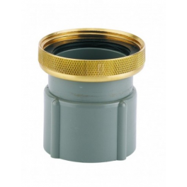 PVC end cap 40mm with brass nut 40x49, for FITOFLEX hose - Valentin - Référence fabricant : 81100009301