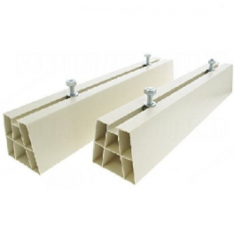 White floor stand, for outdoor unit, per pair - CBM - Référence fabricant : CLI04422