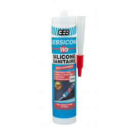 Silicone cartridge W3 280ml, fast drying, transparent - GEB - Référence fabricant : 890751