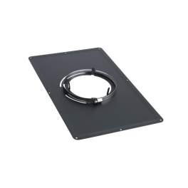 Placa de limpieza de acero inoxidable negro 30x50, D.155 - TEN tolerie - Référence fabricant : 128155
