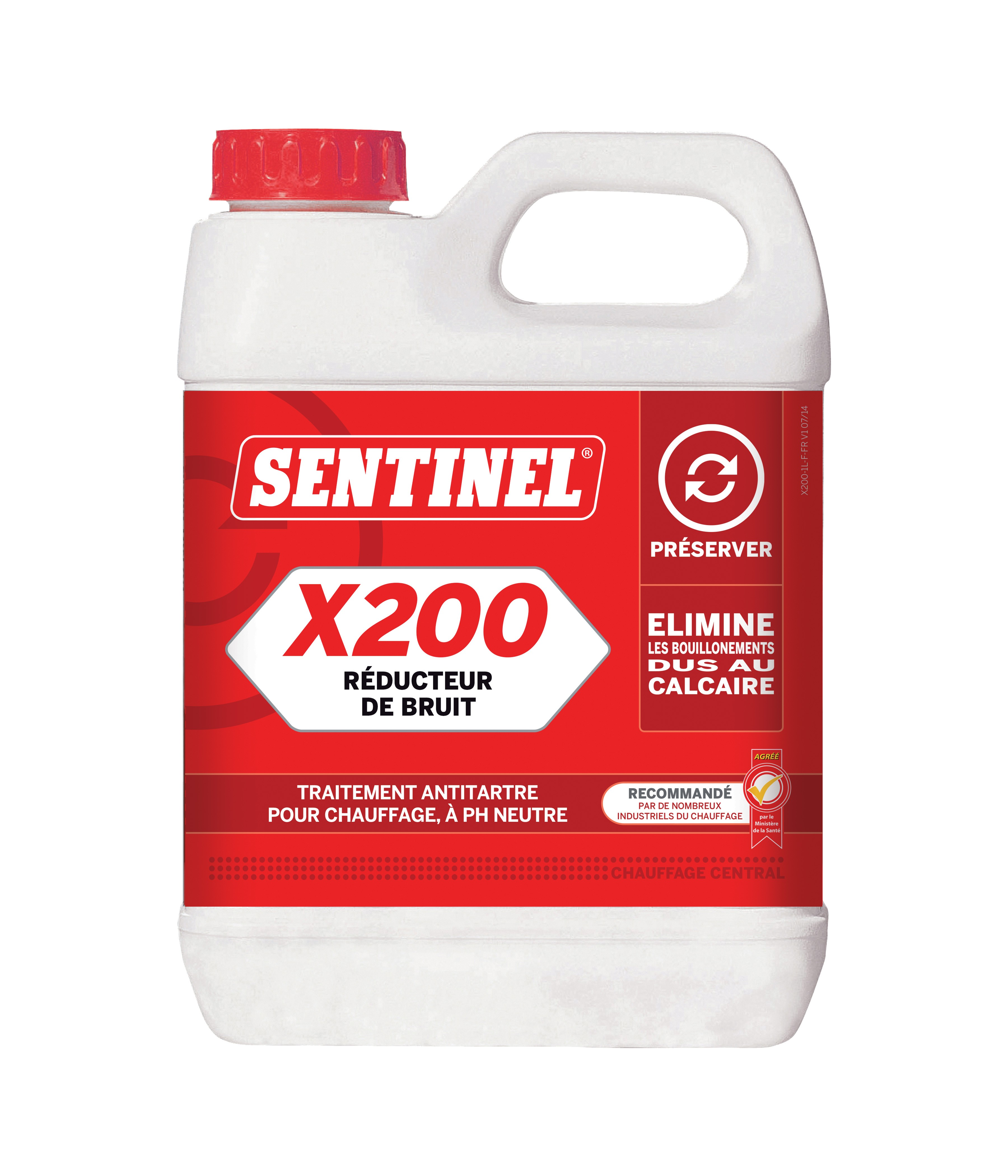 Sentinel X 200 réducteur de bruit, 1 litre