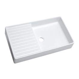 Sink 100x50, drainer on the left - Geberit - Référence fabricant : 500.923.00.1
