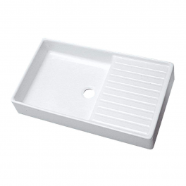 Sink 100x50, drainer on the right - Geberit - Référence fabricant : 500.922.00.1
