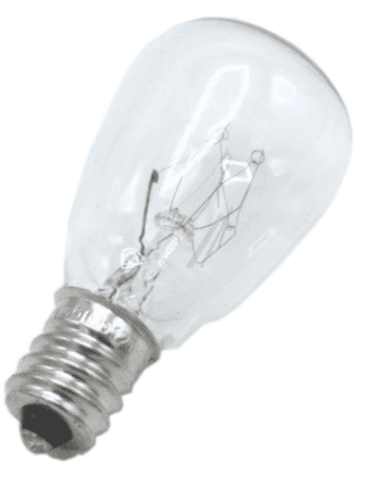 Incandescent bulb E12, 10W, 120V