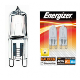 Ampoule capsule éco halogène G9, 460 LM, 33W, 40W - Energizer - Référence fabricant : ES5410