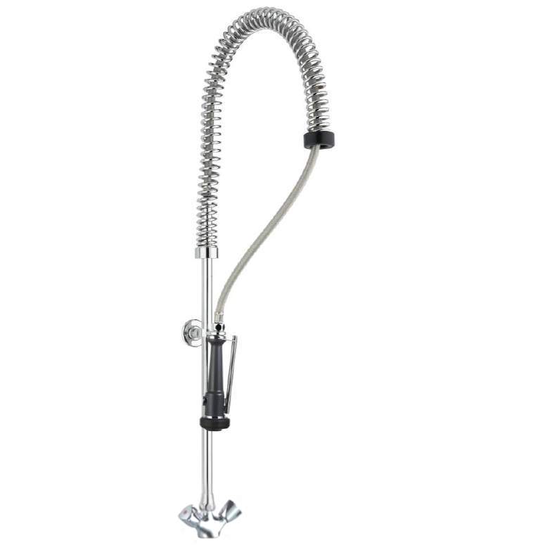 Pre-washing device with mixer
