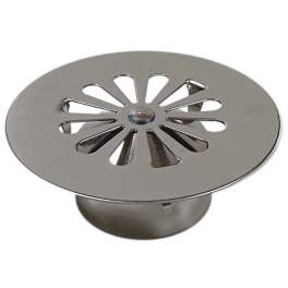 Grille cloche pour bonde receveur laiton diamètre 85 - SAS - Référence fabricant : 0411264