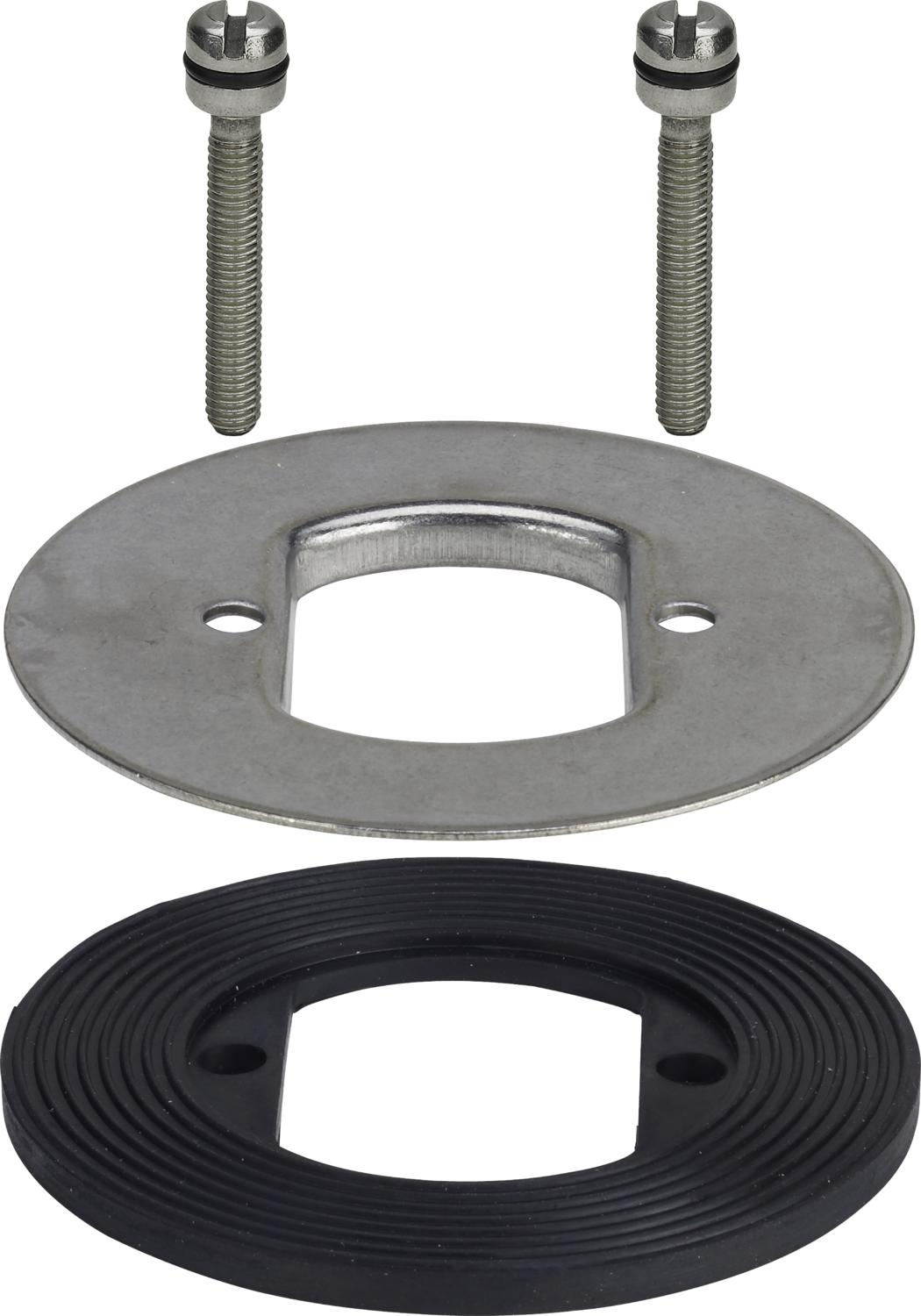 Screws, flange and gasket for TEMPOPLEX shower strainer with 65mm hole
