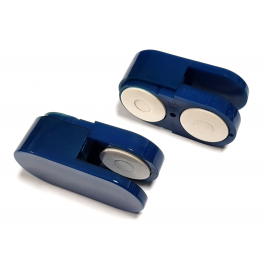 HEWI porta specchi, set di 2 pezzi, colore blu - Hewi - Référence fabricant : 477.01.100.53