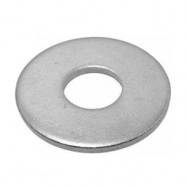 Rondelle plate large diamètre 6 mm, 45 pièces. - Vynex - Référence fabricant : 485805