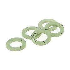 Box of 245 assorted green CNA gaskets 3/8" to 1"1/2.