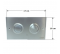 Push buttons with matt chrome-plated plate Valsir - Valsir - Référence fabricant : VALBOVS0872237