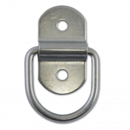 Lashing ring with pivot, diameter 5.5 mm, flat 32X58 mm, 2 pieces - Chapuis - Référence fabricant : 551904