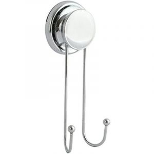 Double hooks with chrome mega suction cup Milady