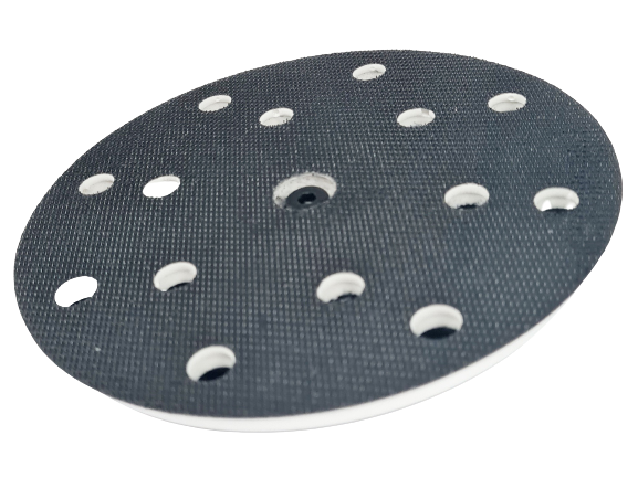 Bandeja para disco de velcro de 150 mm de diámetro, 9 agujeros
