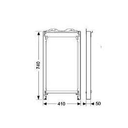 Spacer frame for Themaplus condens - Saunier Duval - Référence fabricant : 0020082851