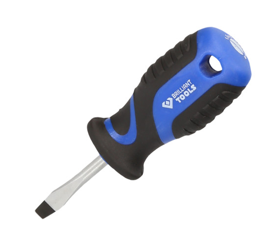 TOM INCH 38 mm Slotted Screwdriver, 1.0 x 5.5 mm