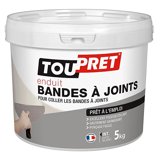Ready to use joint tape and smoothing compound, 5kg
