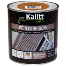 Satin acrylic wood paint 0.5 litre - KALITT - Référence fabricant : 539230