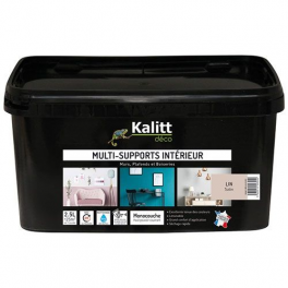 Multi-support paint satin linen 2.5 liter - KALITT - Référence fabricant : 367474