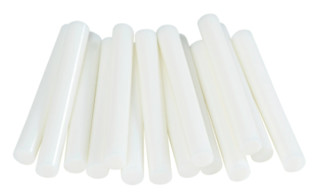 Barras de pegamento universal blanco, diámetro 12 mm, 14 unidades