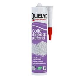 Ceiling tile adhesive, 310ml cartridge - QUELYD - Référence fabricant : 66303920