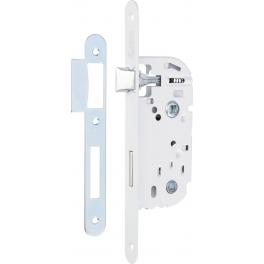 White mortice lock, 135 mm lock, 40 mm axis - Vachette - Référence fabricant : D13R-A40/B/SC