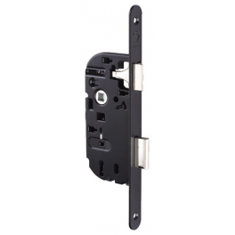 Mortice deadbolt lock, 135 mm lock case, 40mm pin, 1/2 turn black - Vachette - Référence fabricant : D25R-A40/N/SC