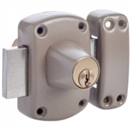 Double cylinder lock L.45 mm, D.23 mm, Pluton, 5 pins, 3 keys - Vachette - Référence fabricant : 64300/SC