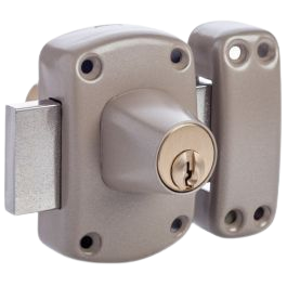 Double cylinder lock L.45 mm, D.23 mm, Pluton, 5 pins, 3 keys 
