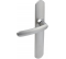 Conjunto de la manija de la puerta con la placa del agujero de la llave, aluminio plateado. - Vachette - Référence fabricant : VACEN71529