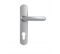 Poignées de porte avec plaque, entraxe 195 mm, clé I, chromées miroir - Vachette - Référence fabricant : VACEN71535