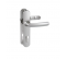 Conjunto de la manija de la puerta con la placa del agujero de la llave, aluminio plateado. - Vachette - Référence fabricant : VACEN74695
