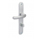 Conjunto de la manija de la puerta con la placa del agujero de la llave, aluminio plateado. - Vachette - Référence fabricant : VACEN73629