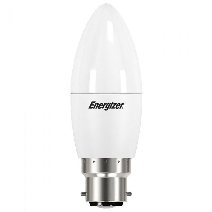 B22 LED Flame Bulb, 470 Lumens, 5.2W/40W, 2700 k