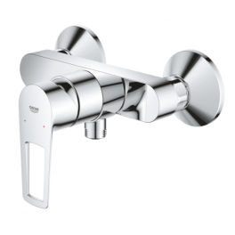 GROHE "NEW BAULOOP" chrome shower mixer, 15 cm centre distance - Grohe - Référence fabricant : 23633001
