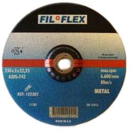 Disco universal de corte de metal diámetro 230 x 2,5 x 22, FIL'FLEX METAL - ATI Abrasifs - Référence fabricant : 1023DT