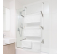 Etendoir pour portes blanc et gris - Rayen - Référence fabricant : DESET546342