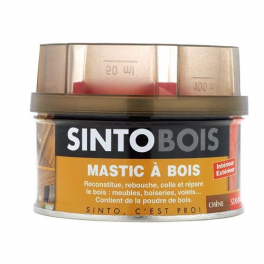 Pasta de madera SINTOBOIS, caja de 170ml, roble - Sinto - Référence fabricant : 471797