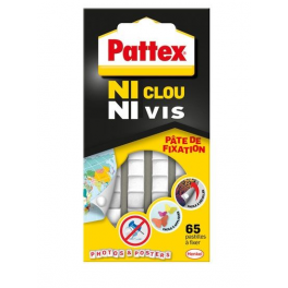No nails or screws" fixing paste, 65 pieces - Pattex - Référence fabricant : 309377